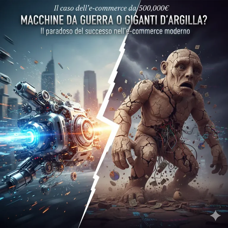 Realizzazione siti web Modena - Macchine da guerra vs Giganti d'argilla e-commerce 500k