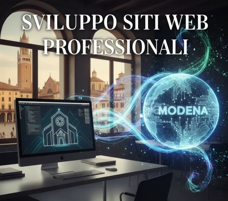 Sviluppo Siti Web Professionali Modena - Concept Digitale con Ghirlandina e Core Vitale
